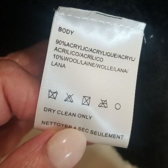 ANTHRO HARLYN BLACK KNITTED LOOP VEST SZ S - Picture 7 of 9